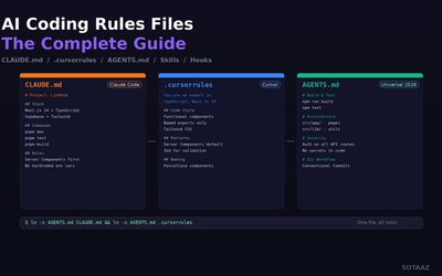 CLAUDE.md, .cursorrules, AGENTS.md — How to Give Context to AI Coding Agents