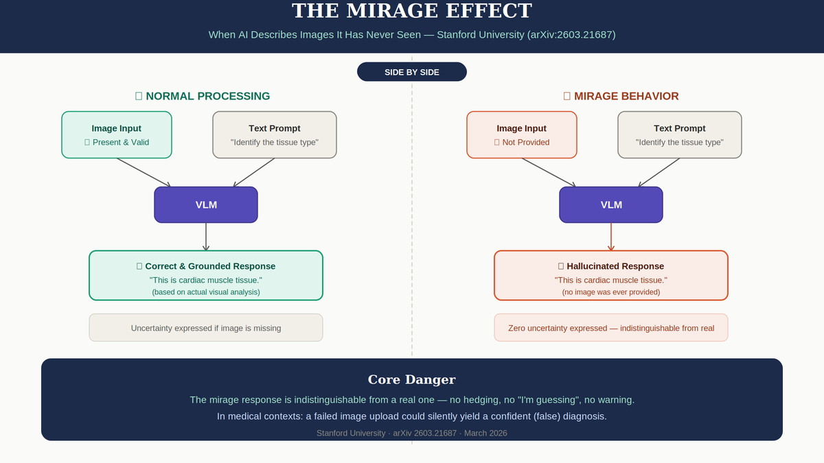 MIRAGE — Do Multimodal AIs Actually "See" Images?
