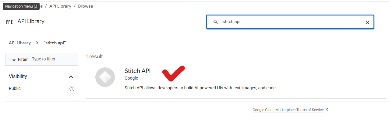 Stitch API 상세