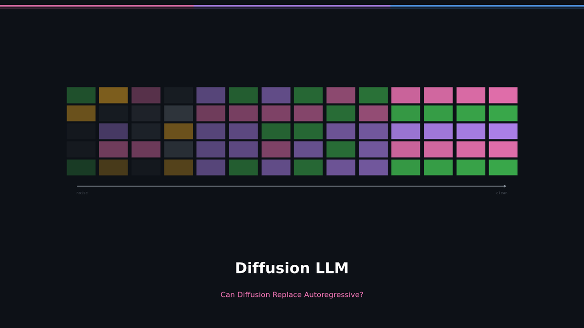 Diffusion이 LLM을 대체한다? LLaDA 2.X 완전 해부