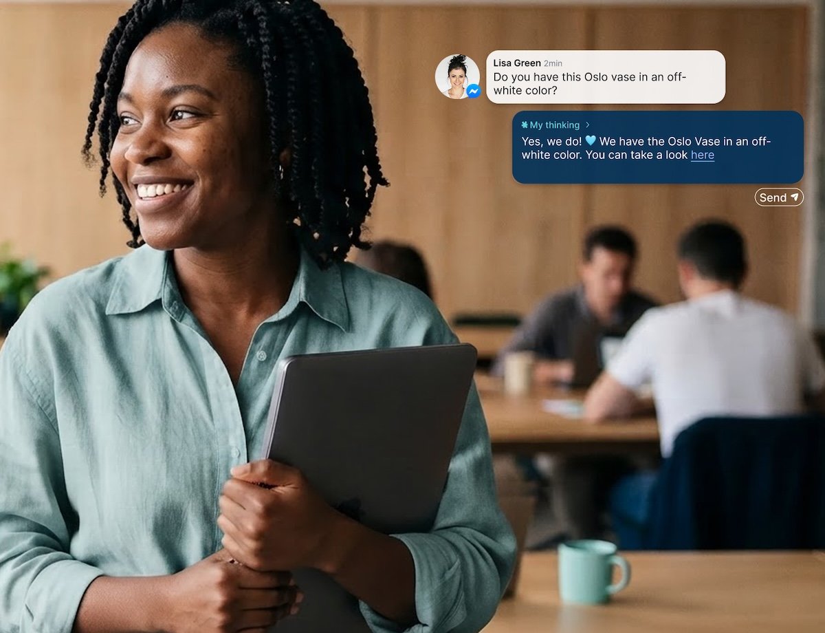 Replies drafted in your voice