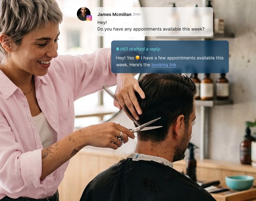 A product question answered with a live product link
