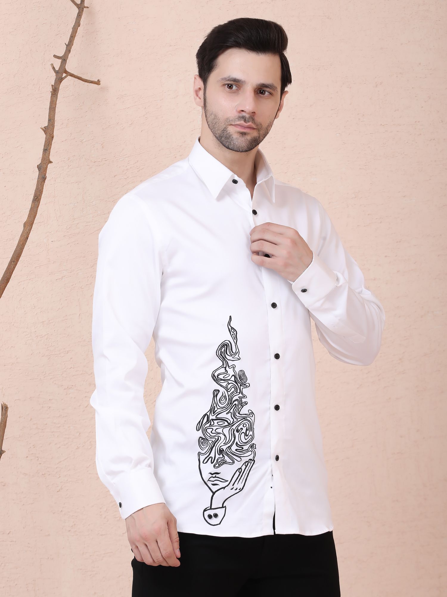 ARTIST’S MUSE – DESIGNER SHIRT – WHITE