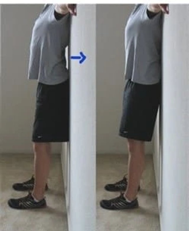 Wall pelvic tilt