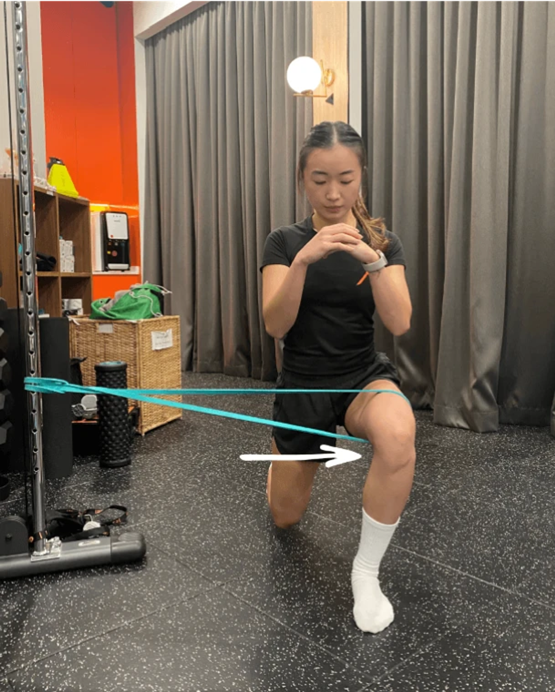 Split Squats with reactive neuromuscular training