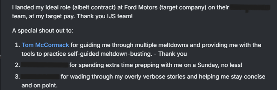 Landed Ideal Role at Ford Motors
