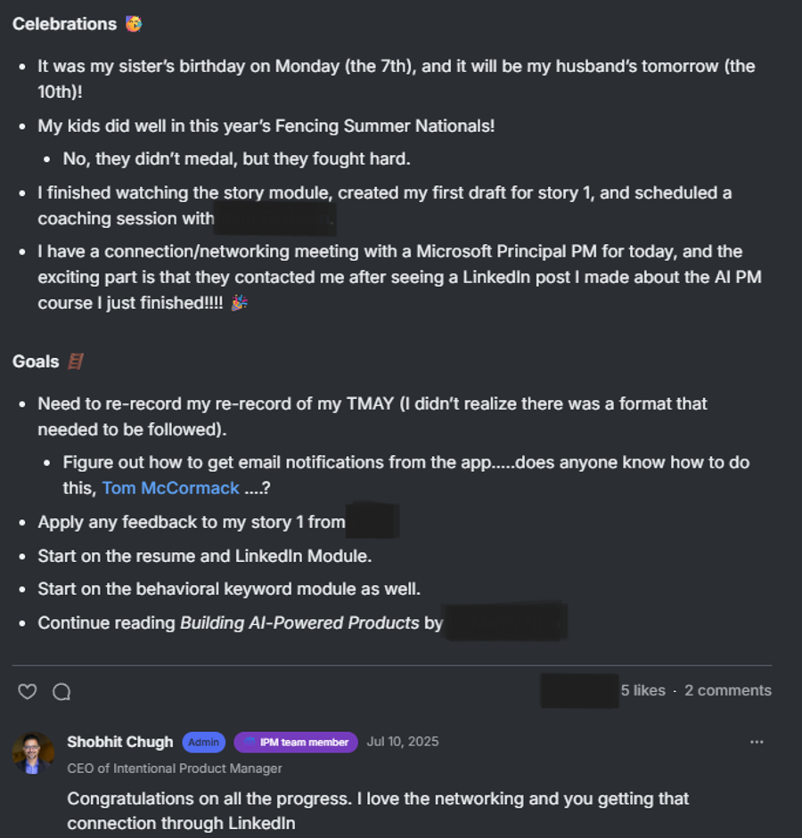 1st Draft Story 1 & Coaching Session
