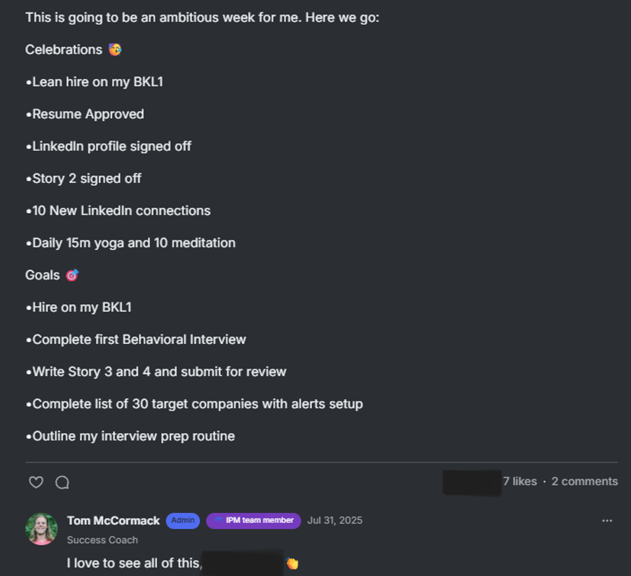 Resume & Story 2 Approved and 10 New LI Connections