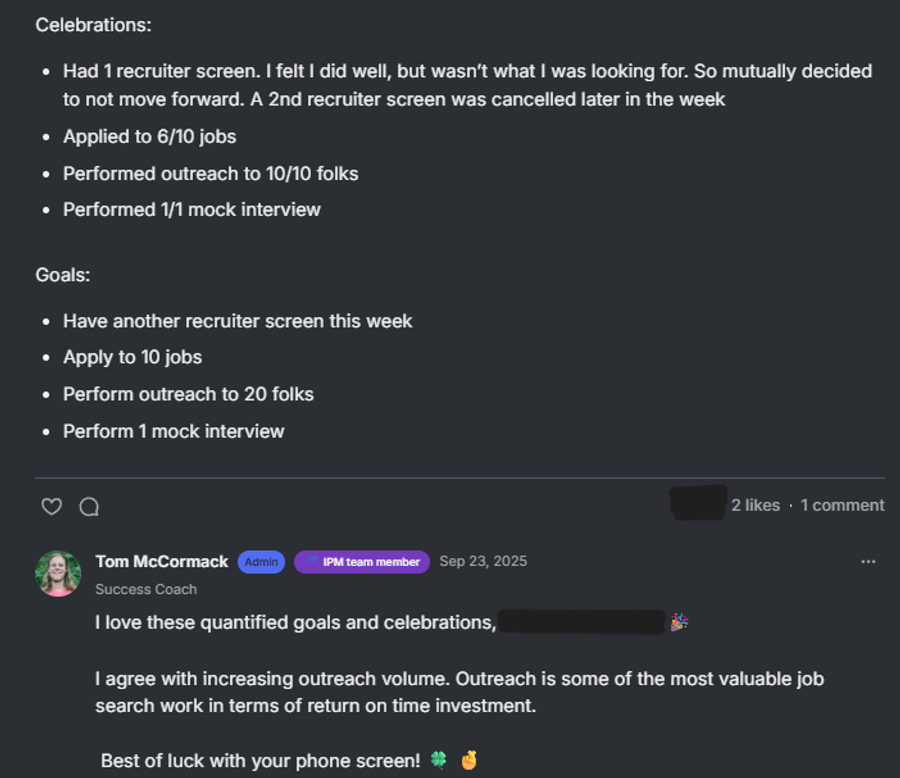 Performed Outreach to 10 Folks