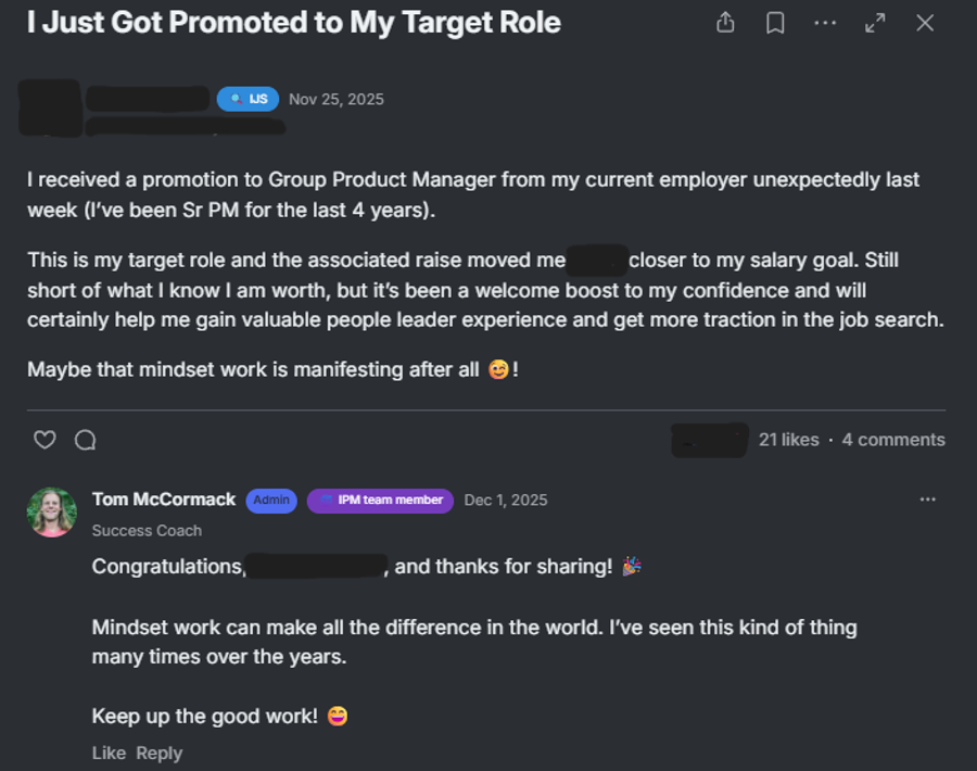 Promoted to Group PM