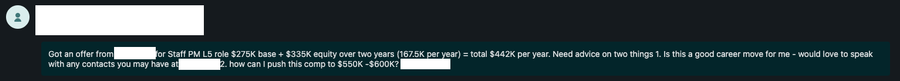 500K Compensation