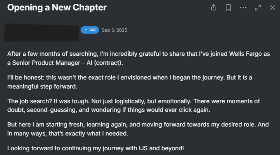 Senior PM at Wells Fargo