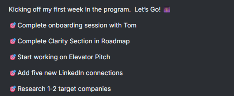 Kicking Off 1st Week
