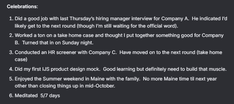 Good HM Interview & 1st PD Mock