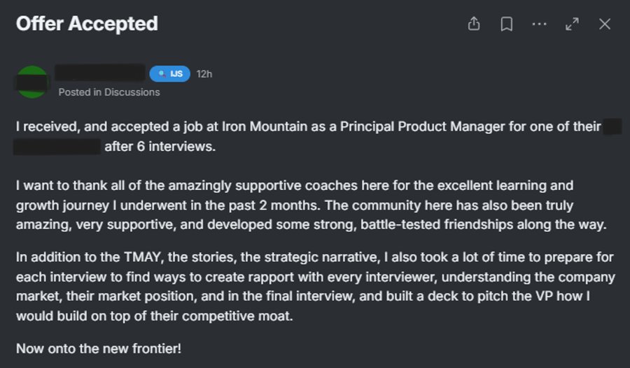 Principal PM at Iron Mountain