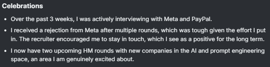 Upcoming 2 HM Interviews