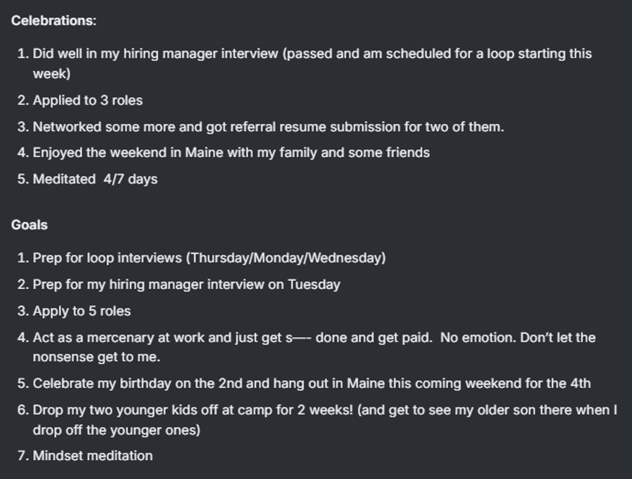 Did Well in HM Interview