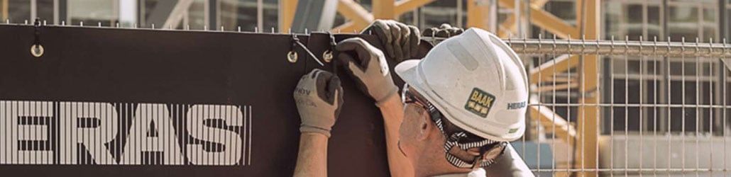 Montage Heras Noise Control Barrier