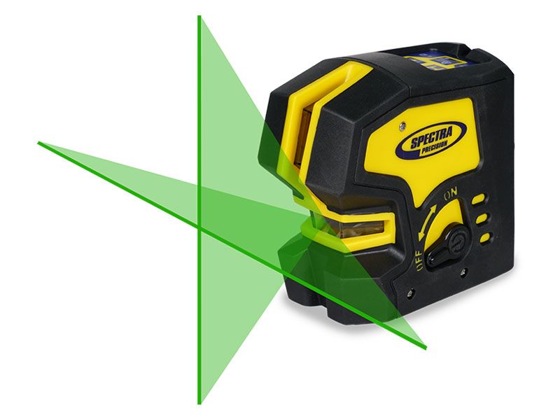 Kruislijnlaser Spectra LT20XG met groene stralen