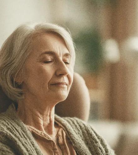 An older adult reviewing neuropathy support options with a care advocate
