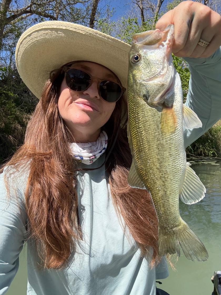 Guadalupe Bass caught near Fentress, TX