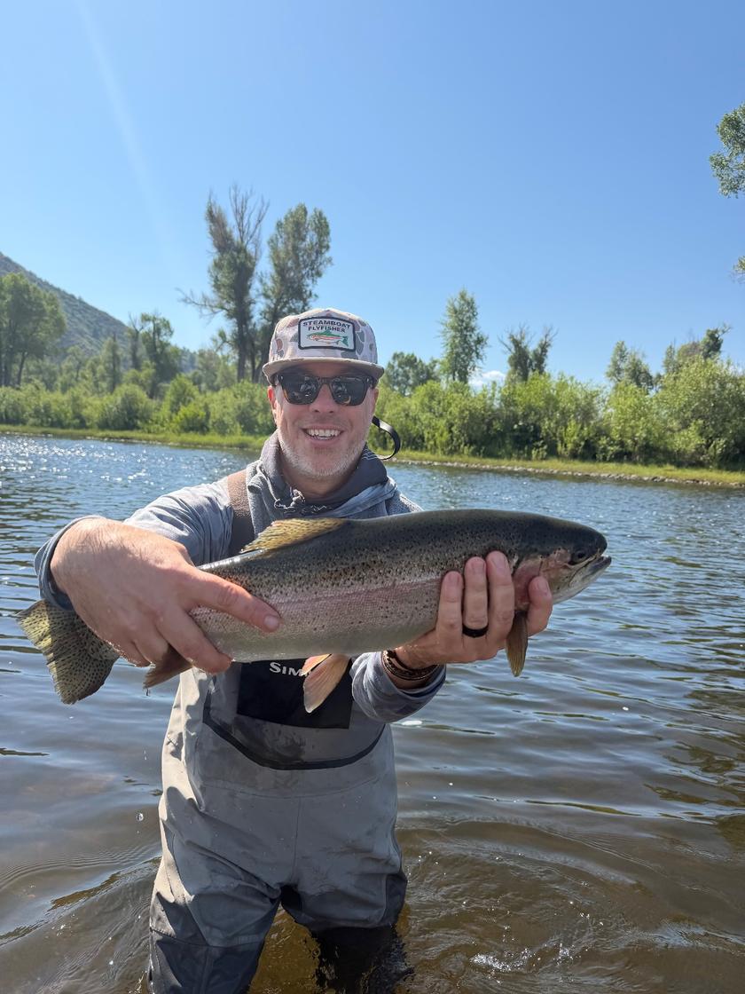 Rainbow Trout caught near Yampa River, Colorado