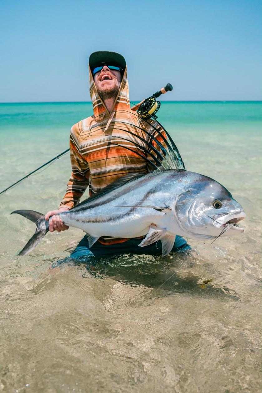 Roosterfish caught near La Ribera Baja Mexico