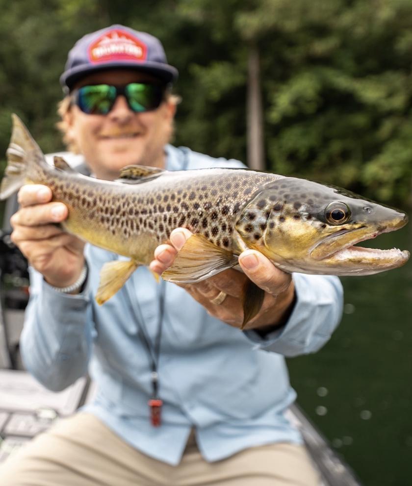 Brown Trout caught at White River Trout Club