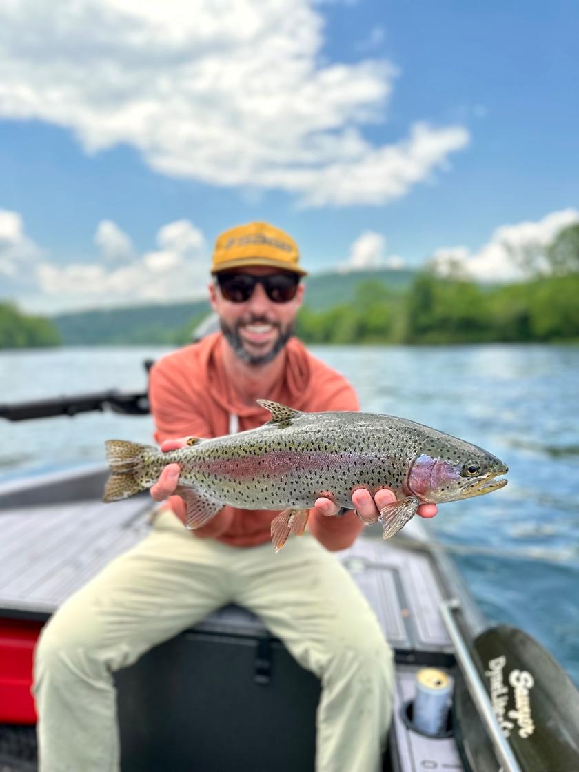 Rainbow Trout caught at White River Trout Club
