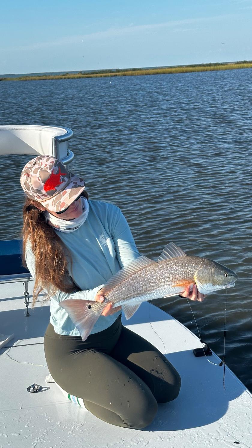 Redfish caught near POC