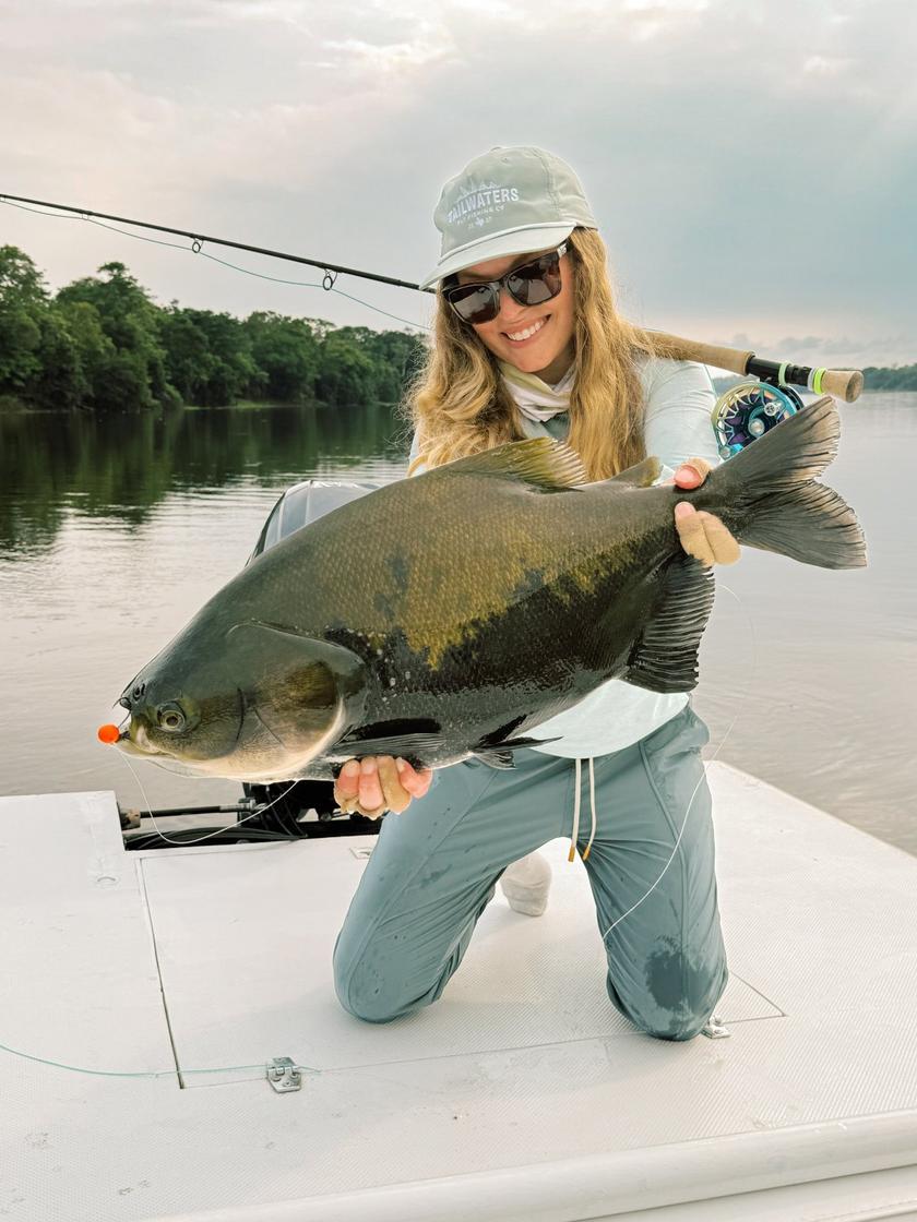 Tambaqui caught at Pirarucu