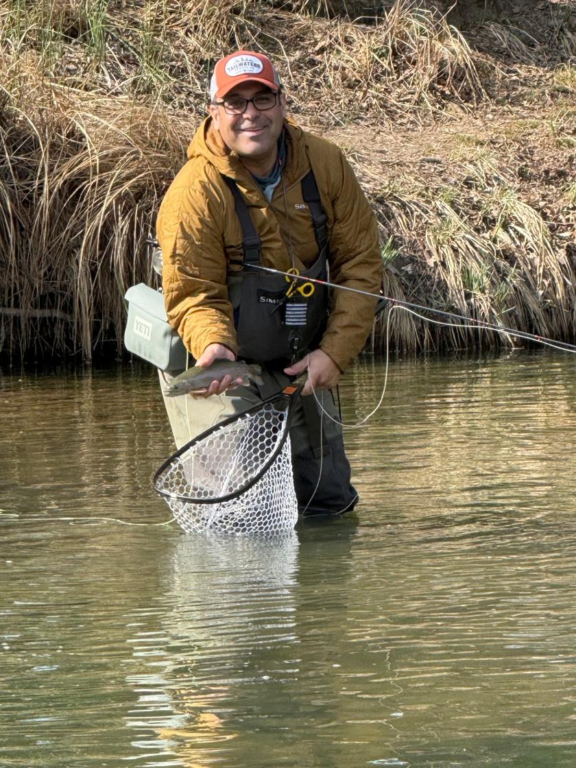 Rainbow Trout caught near Tishomingo, Oklahoma