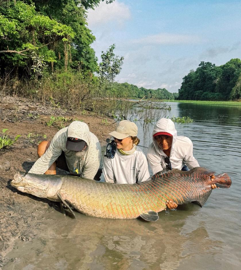 Arapaima caught at Pirarucu