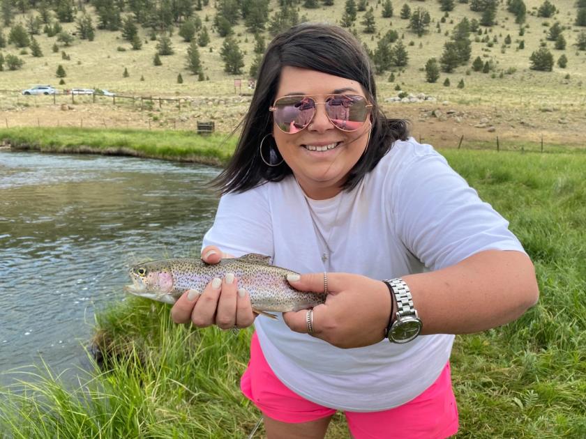 Rainbow Trout caught near Middle Fork South Platte River