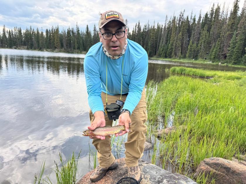 Cutthroat Trout caught near Gunnison, Colorado