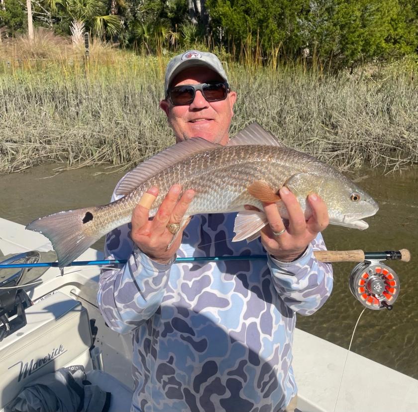 Redfish caught near Charleston SC