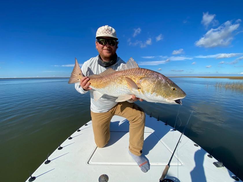 Redfish caught near Louisiana