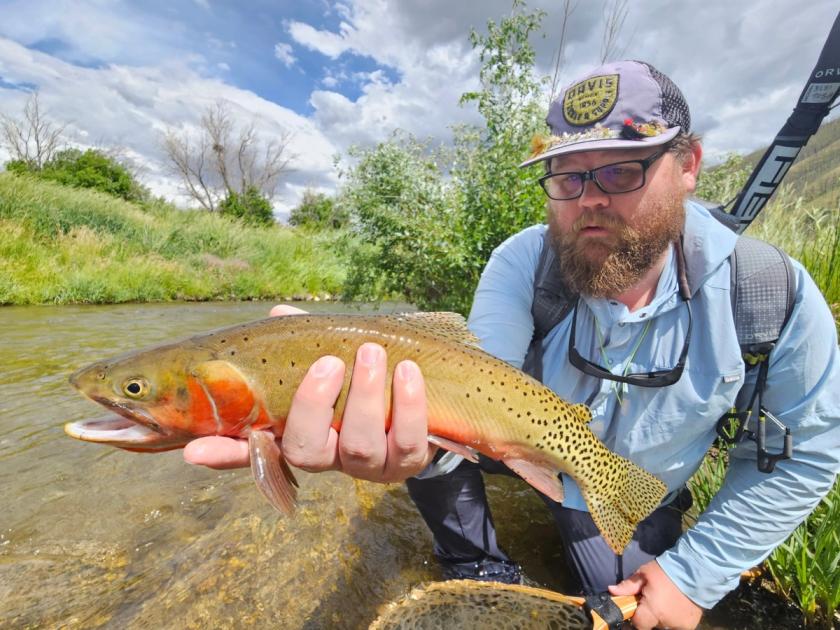 Cutthroat Trout caught near Utah