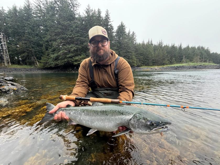 Coho Salmon caught near Kodiak, Alaska