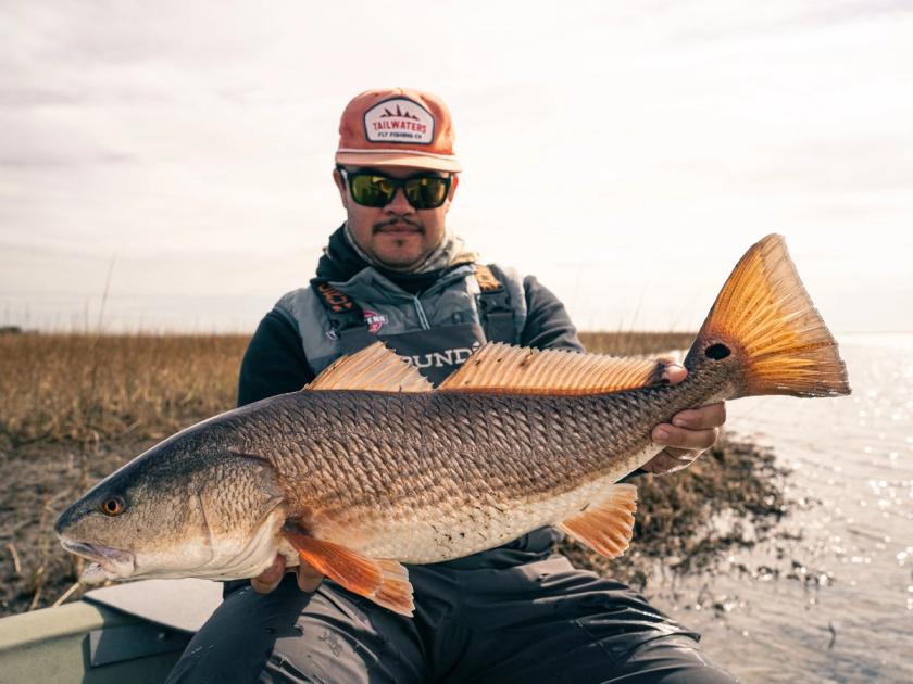 Redfish caught near Louisiana