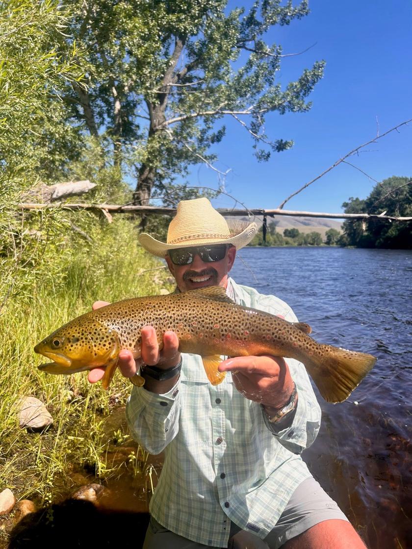 Brown Trout caught at Silver Bow Club