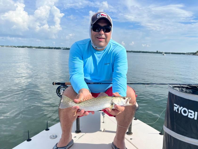 Speckled Trout caught near Tampa Bay, Florida