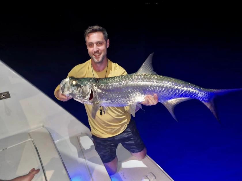 Tarpon caught near Jost Van Dyke, BVI
