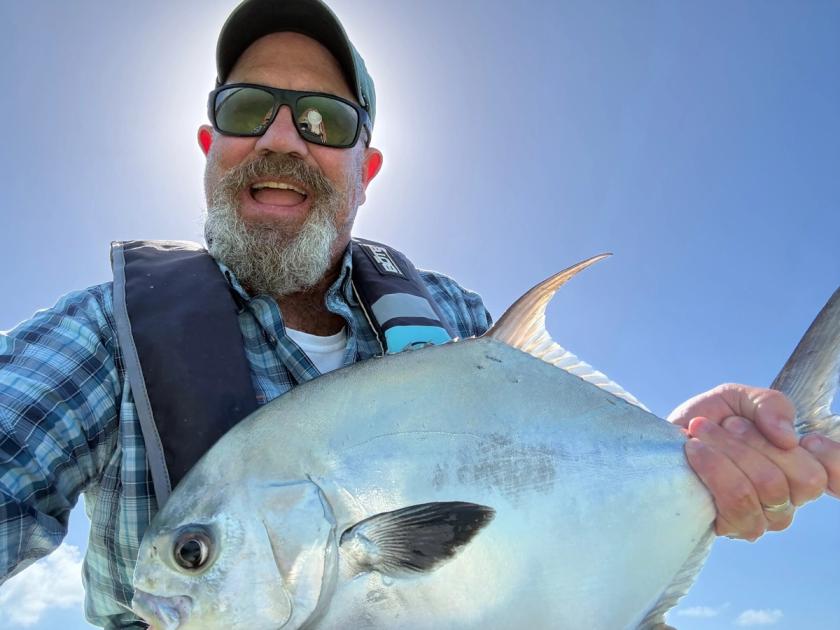 Permit caught near Islamorada, FL