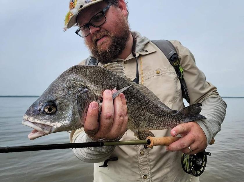 Freshwater Drum caught near Texas