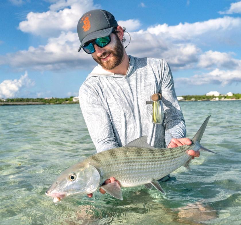 Bonefish caught near Bahamas