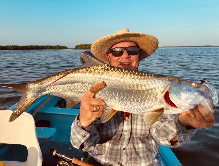 Tarpon caught near Rio Lagartos, Mexico
