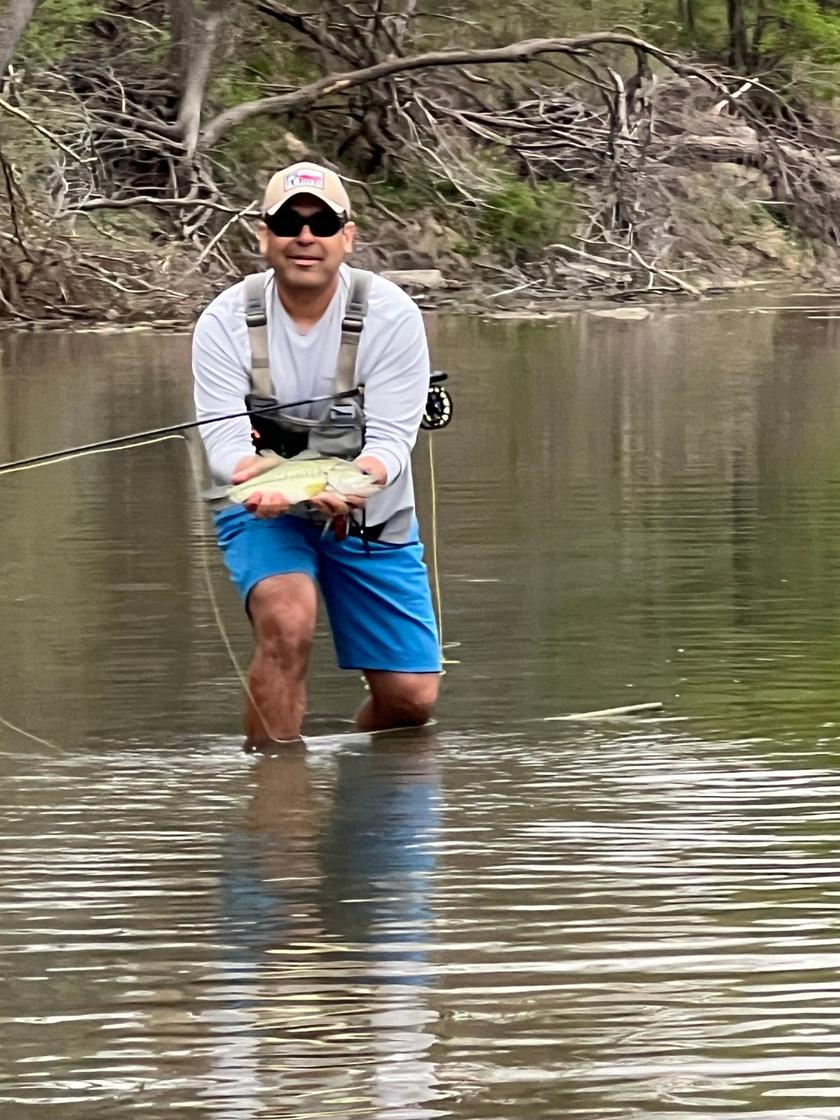 Spotted Bass caught near Glen Rose, Texas