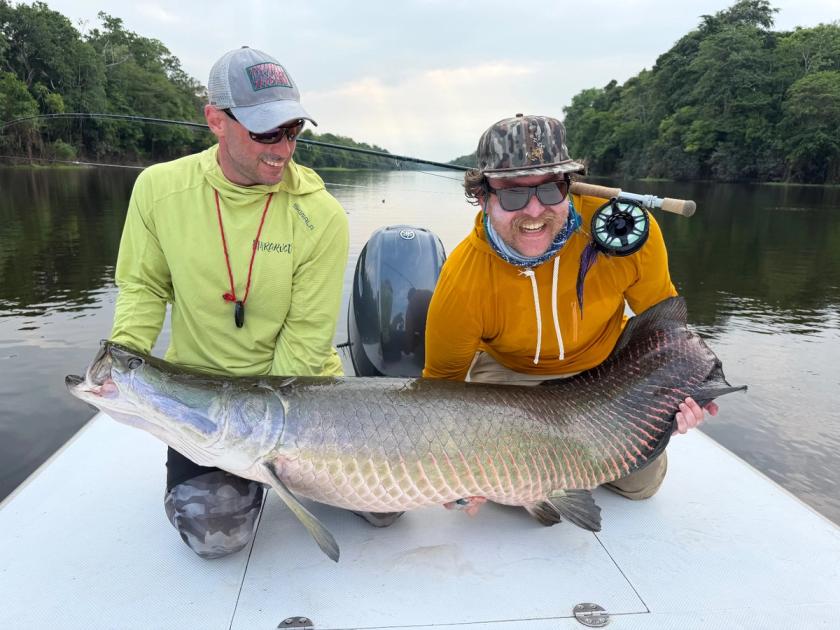 Arapaima caught at Pirarucu