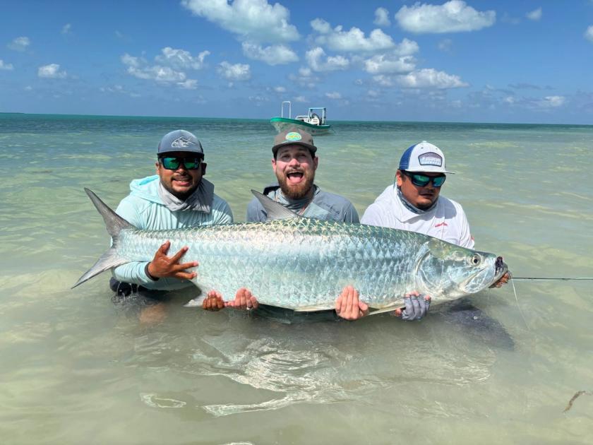 Tarpon caught at Palometa Club